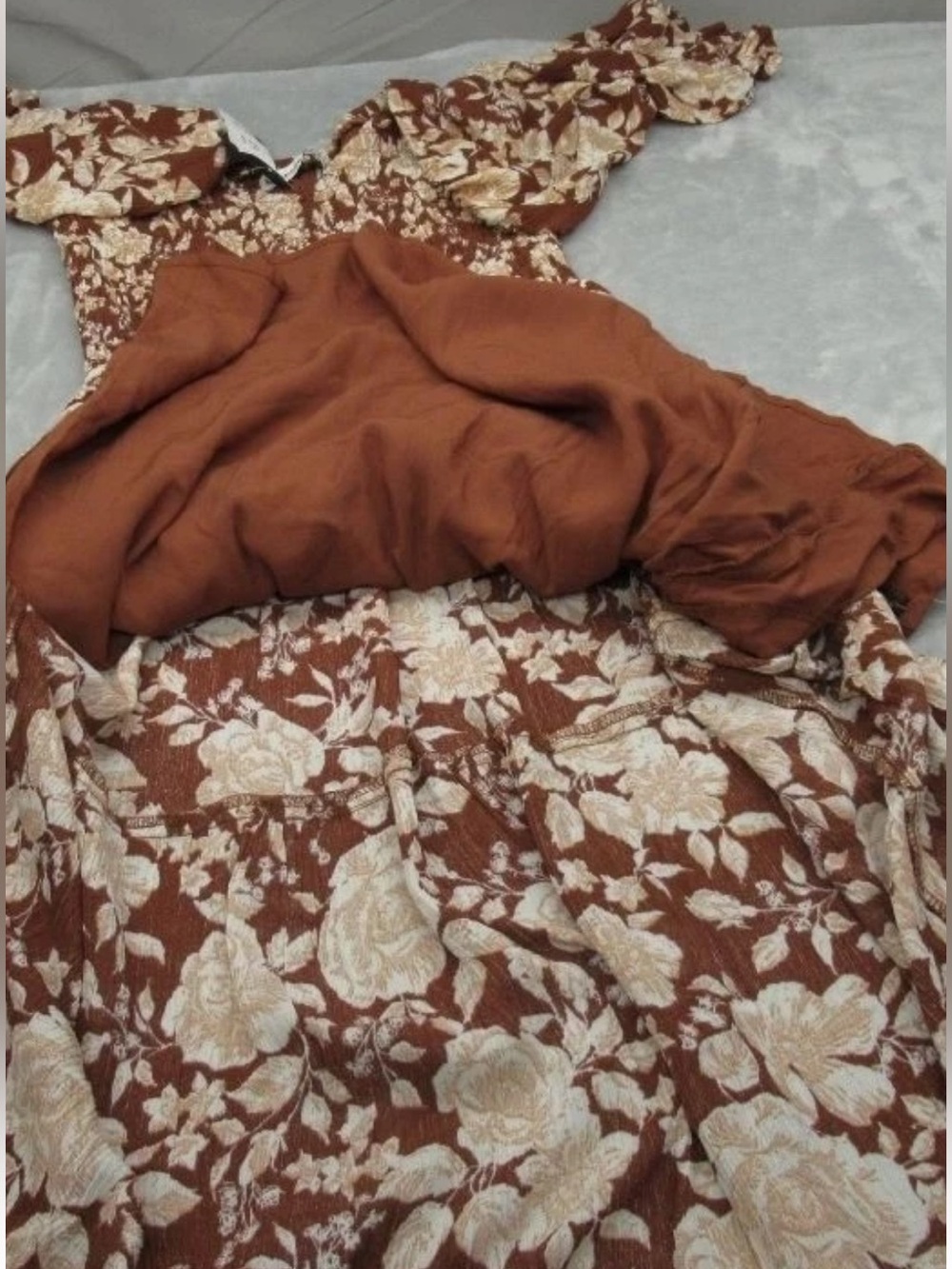 Abercrombie & Fitch | Fall Floral Maxi Dress | Size: MT (Medium Tall) Like New! - Picture 14 of 14
